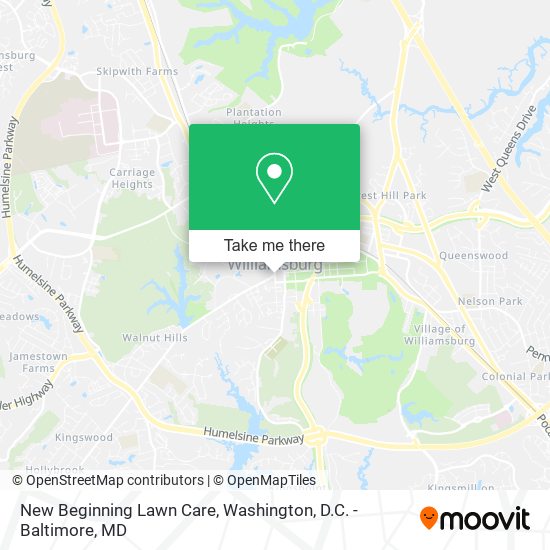 New Beginning Lawn Care map