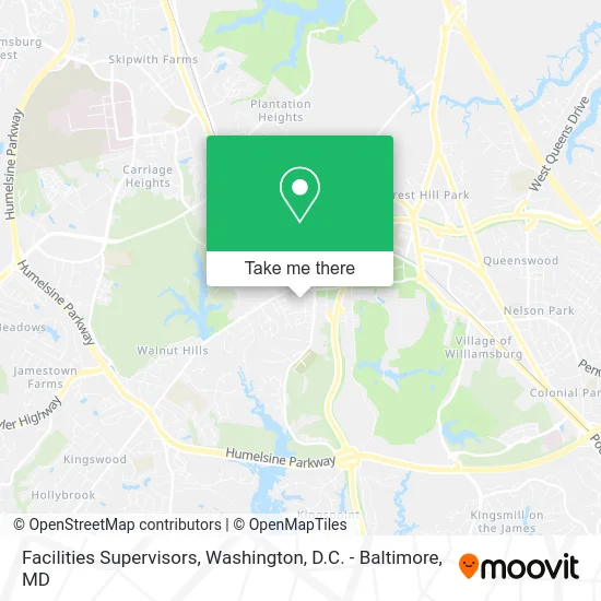 Facilities Supervisors map