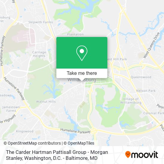 The Carder Hartman Pattisall Group - Morgan Stanley map
