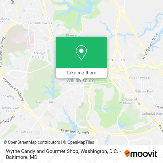 Wythe Candy and Gourmet Shop map