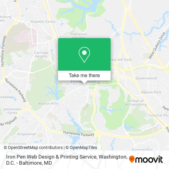 Iron Pen Web Design & Printing Service map