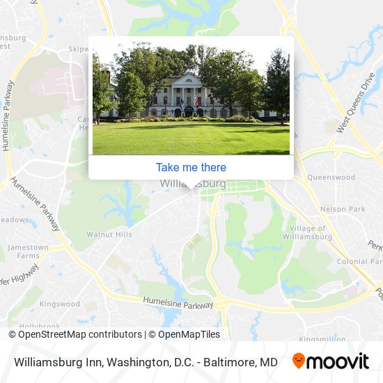 Mapa de Williamsburg Inn