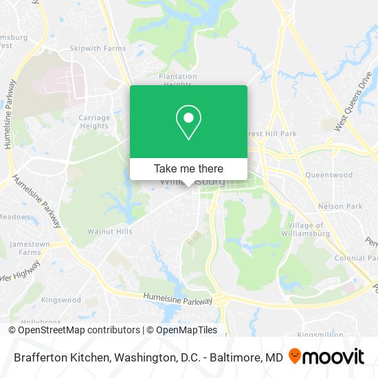 Mapa de Brafferton Kitchen
