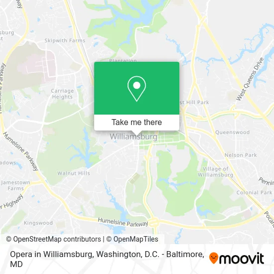 Opera in Williamsburg map