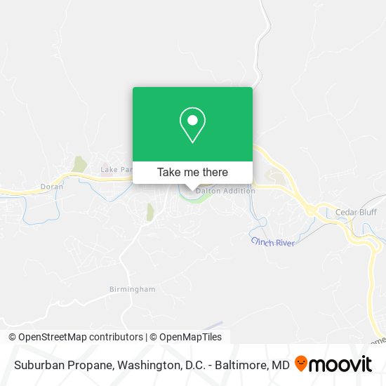 Mapa de Suburban Propane
