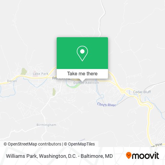 Mapa de Williams Park