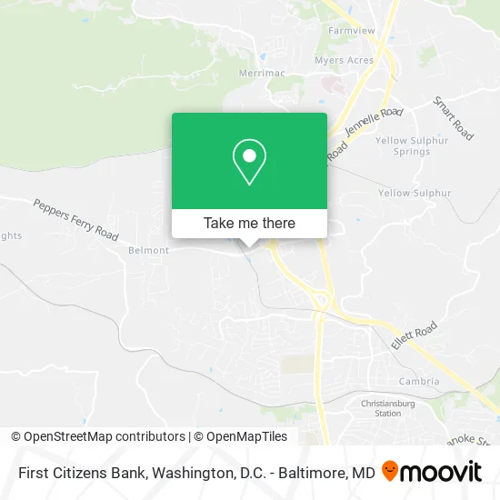 First Citizens Bank map