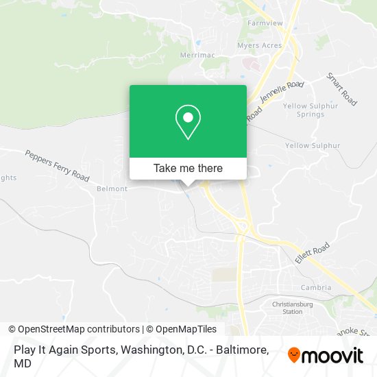 Play It Again Sports map