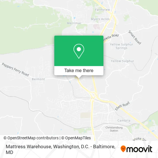 Mattress Warehouse map