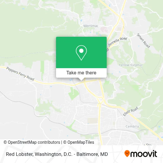 Red Lobster map