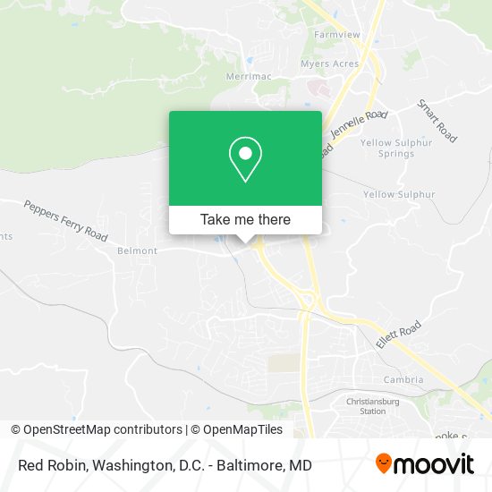 Red Robin map