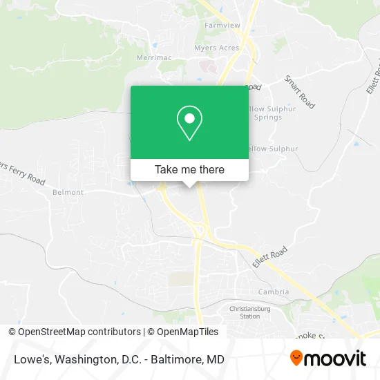 Lowe's map