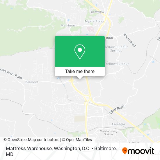 Mapa de Mattress Warehouse