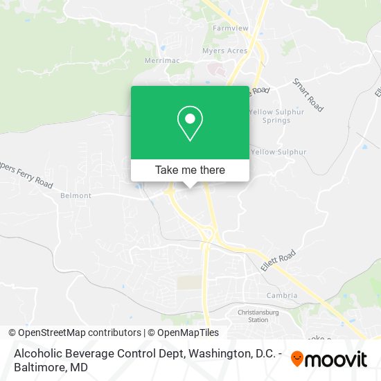 Mapa de Alcoholic Beverage Control Dept