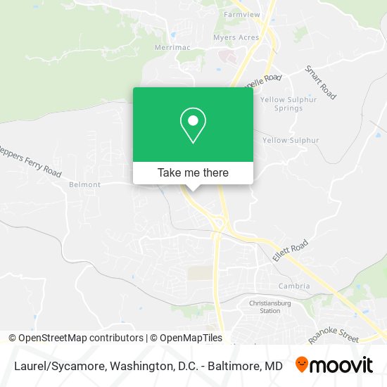 Laurel/Sycamore map