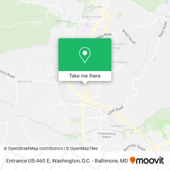 Mapa de Entrance US-460 E