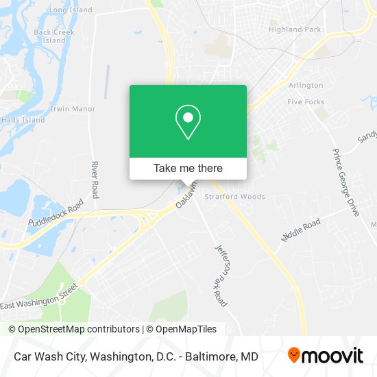 Car Wash City map