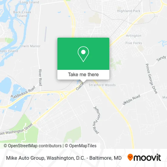 Mike Auto Group map