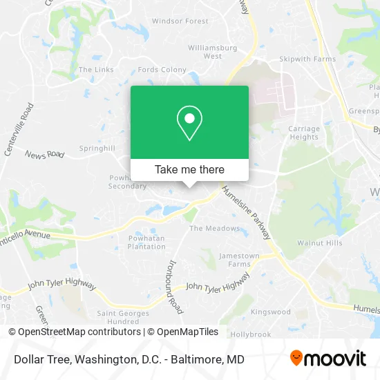 Dollar Tree map