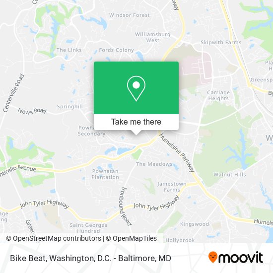 Bike Beat map