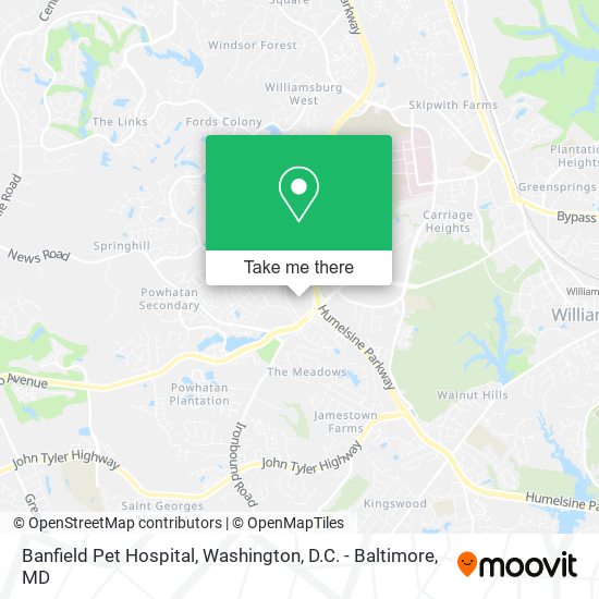 Banfield Pet Hospital map