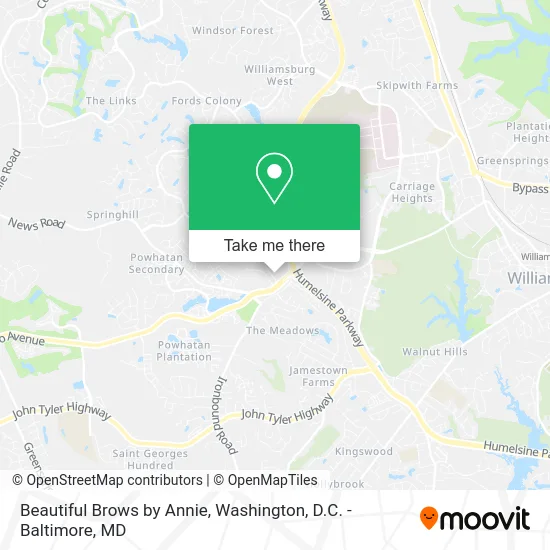 Beautiful Brows by Annie map