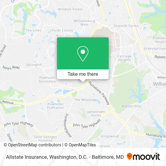 Allstate Insurance map