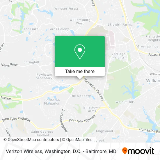Verizon Wireless map
