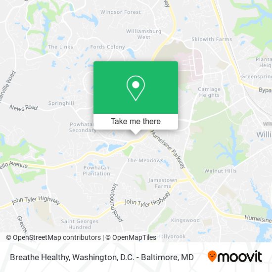 Breathe Healthy map