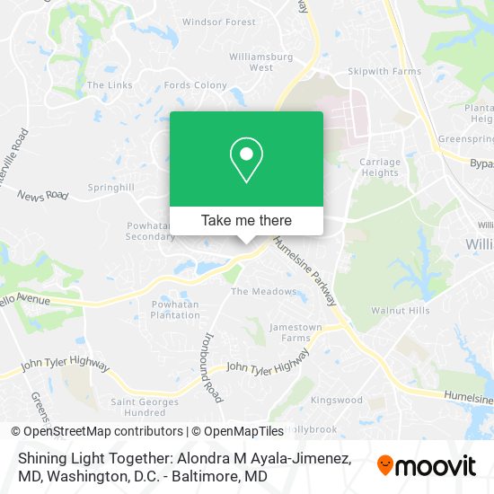 Shining Light Together: Alondra M Ayala-Jimenez, MD map