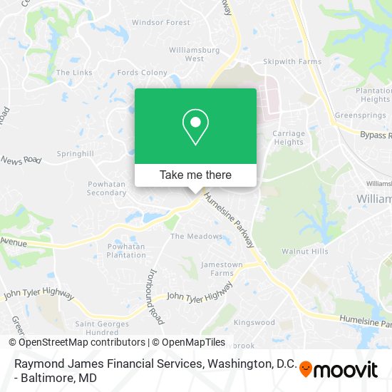 Mapa de Raymond James Financial Services