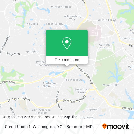 Credit Union 1 map
