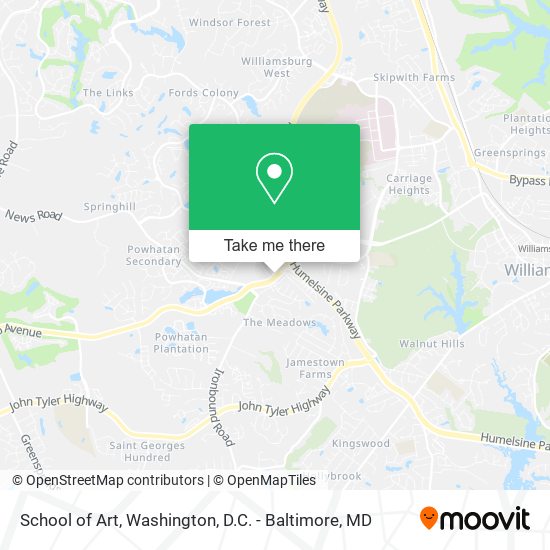 School of Art map