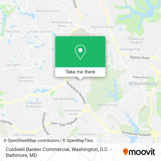 Coldwell Banker Commercial map
