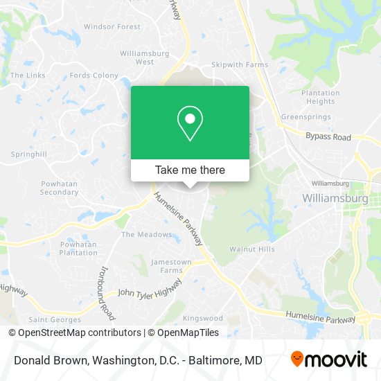 Donald Brown map