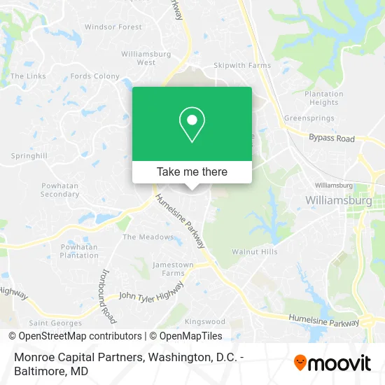 Monroe Capital Partners map