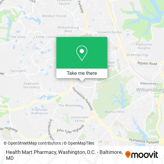 Health Mart Pharmacy map