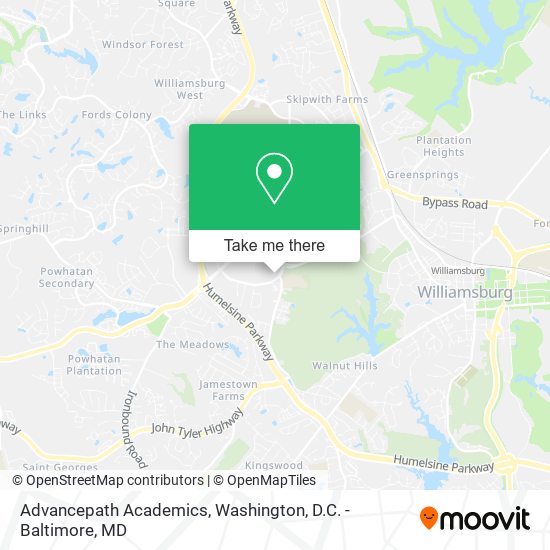 Mapa de Advancepath Academics