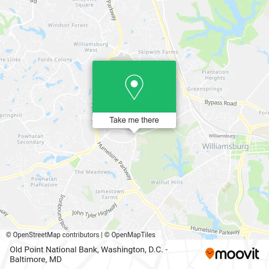 Old Point National Bank map