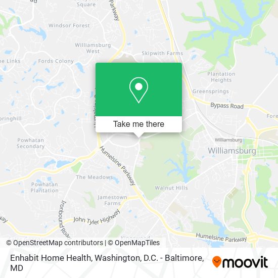 Mapa de Enhabit Home Health