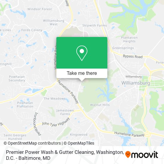 Premier Power Wash & Gutter Cleaning map