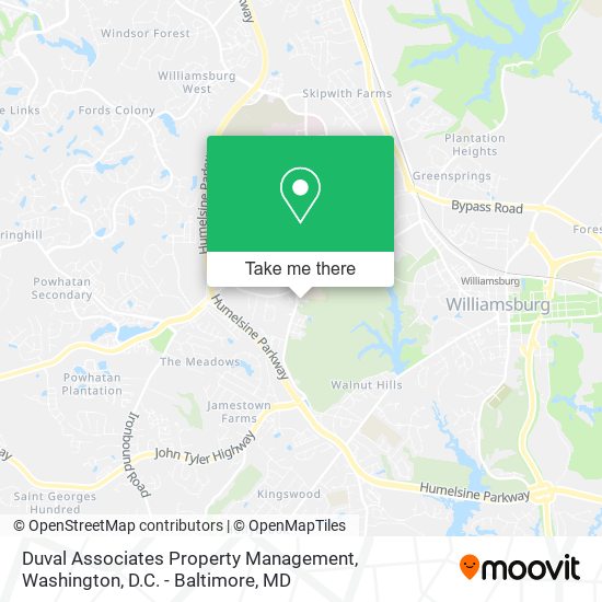 Mapa de Duval Associates Property Management