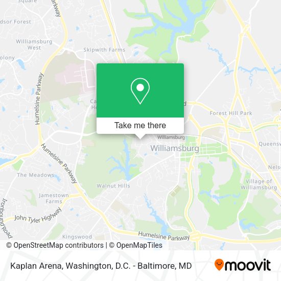 Kaplan Arena map