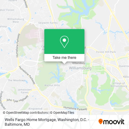 Wells Fargo Home Mortgage map