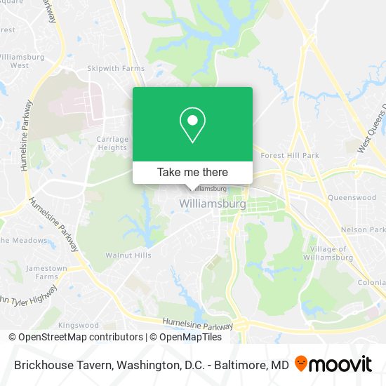 Brickhouse Tavern map