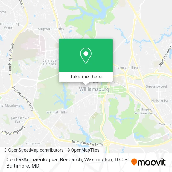 Center-Archaeological Research map