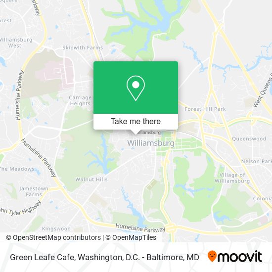 Green Leafe Cafe map