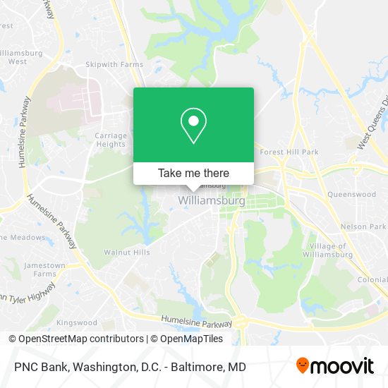 PNC Bank map