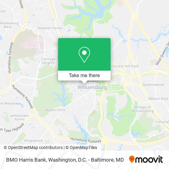 Mapa de BMO Harris Bank