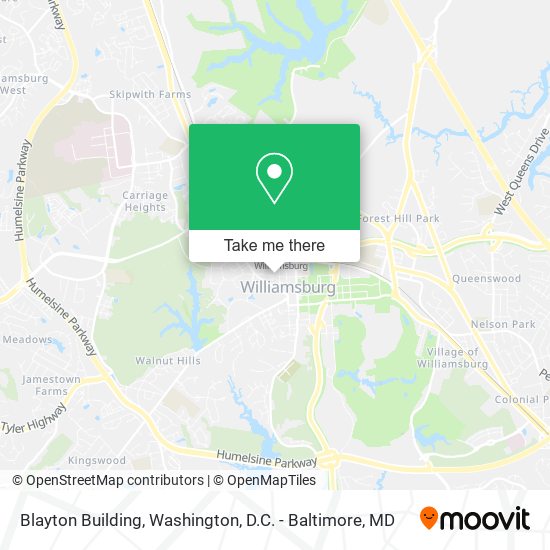 Mapa de Blayton Building